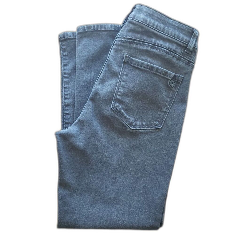 Democracy - "Ab" Solution Jeans - Kick Flare / Ankle - Black - Petite Size 6p - Picture 4 of 8